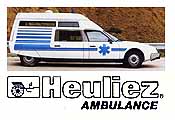 Les CX ambulances Heuliez